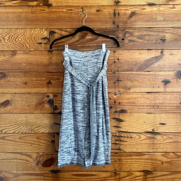 Splendid grey ribbed sweater midi skirt - Picture 5 of 8